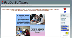 Desktop Screenshot of probesoftware.com
