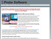 Tablet Screenshot of probesoftware.com